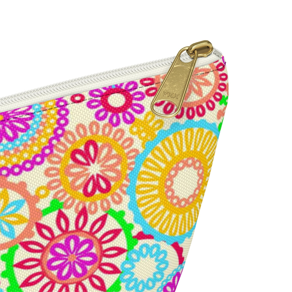 The 70's Vibe Lemon Accessory Pouch