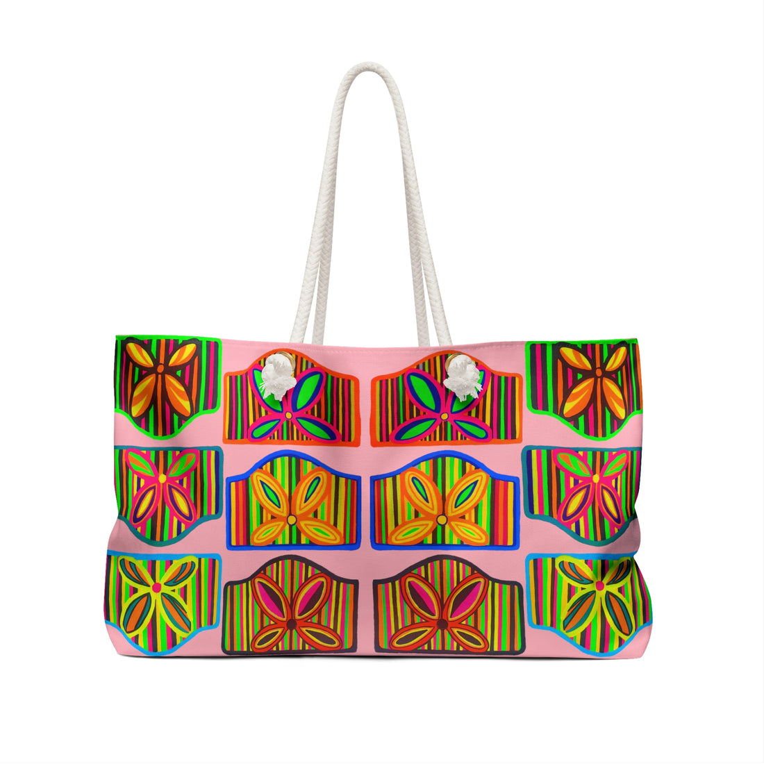 Blush Print Weekender Tote Bag