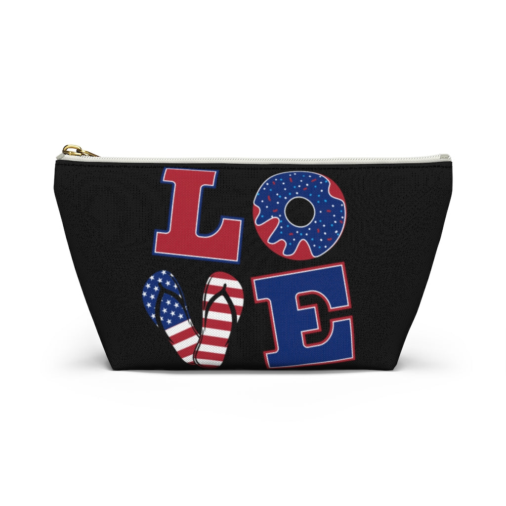 Love Black Accessory Pouch