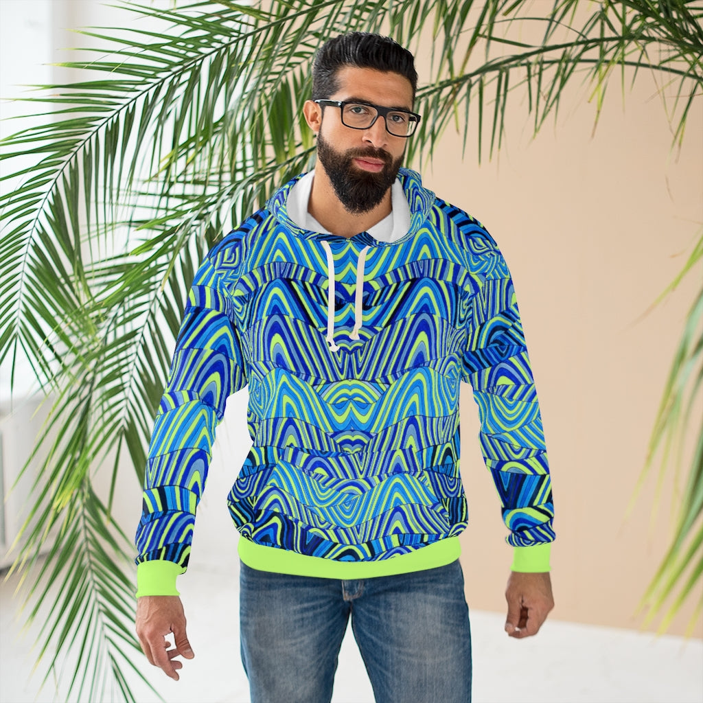 Lime Sonic Unisex Pullover Hoodie