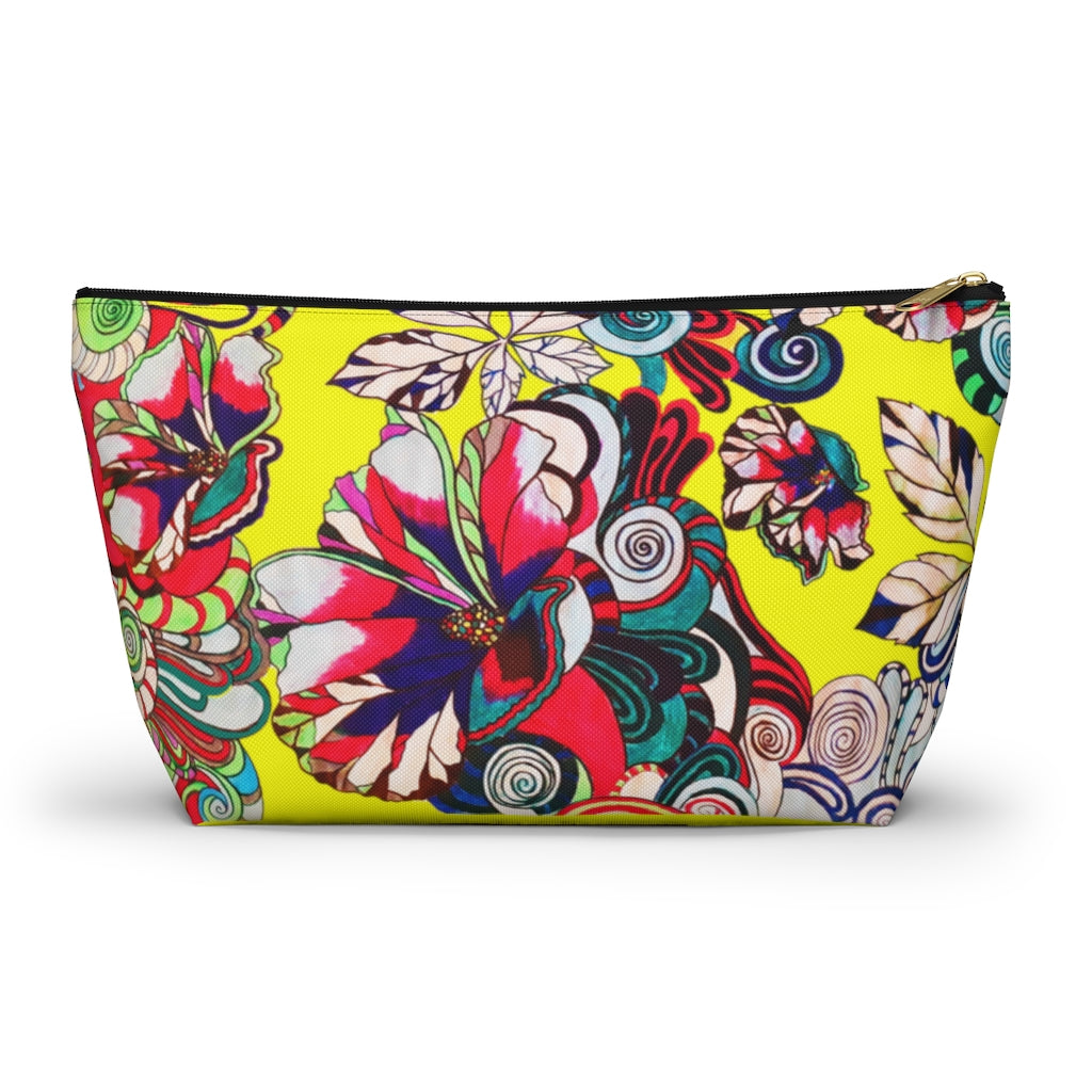 Floral Pop Canary Accessory Pouch