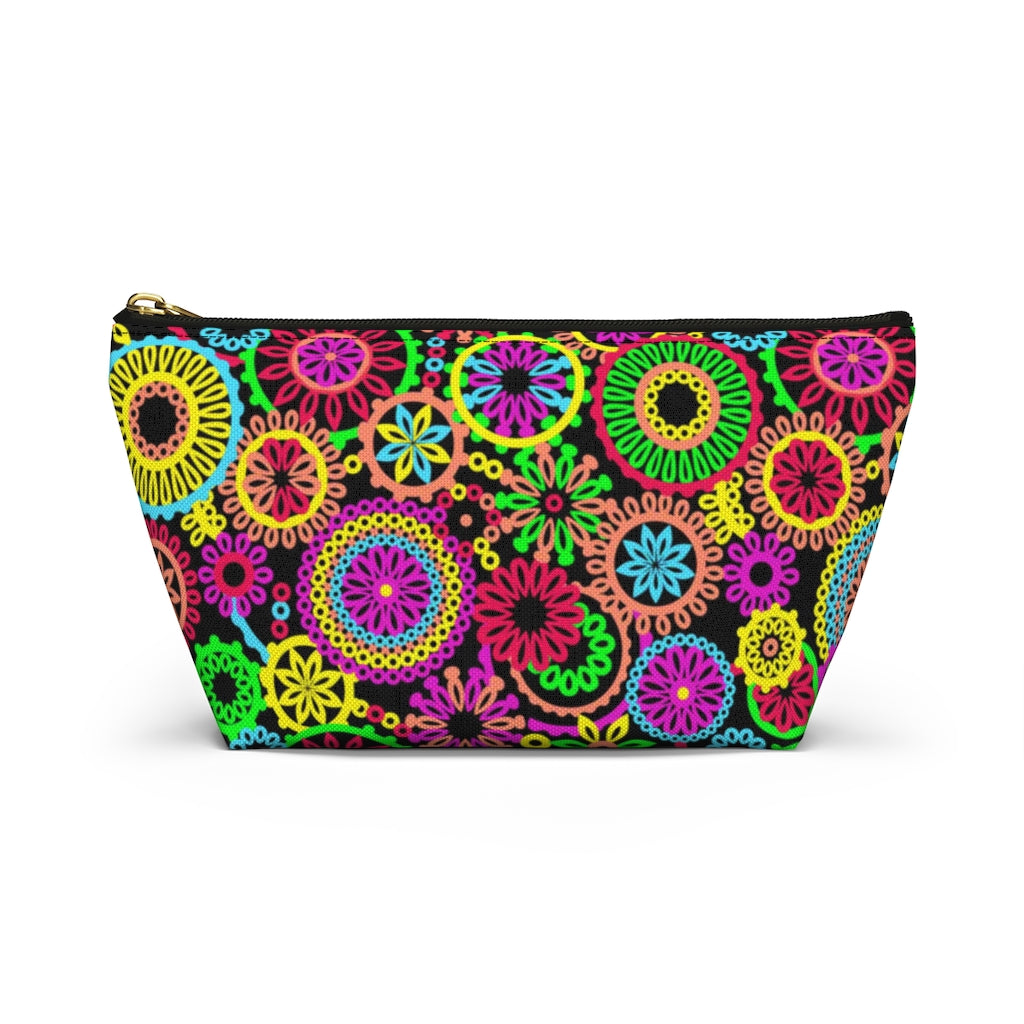The 70's Vibe Black Accessory Pouch