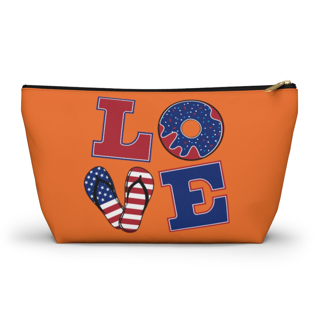 Love Orange Accessory Pouch
