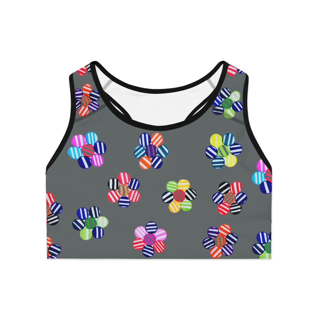 Ash Candy Florals (AOP) Sports Bra