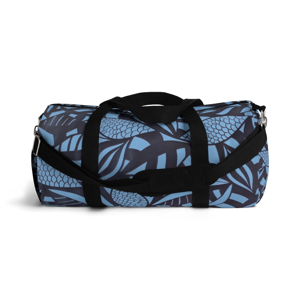 Tropical Minimalist Blue Duffel Bag