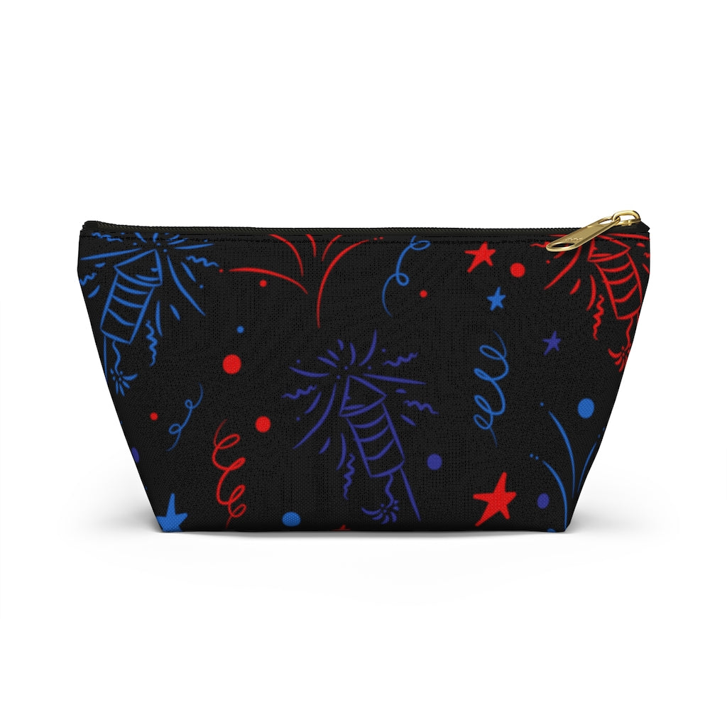 Firecracker Black Accessory Pouch