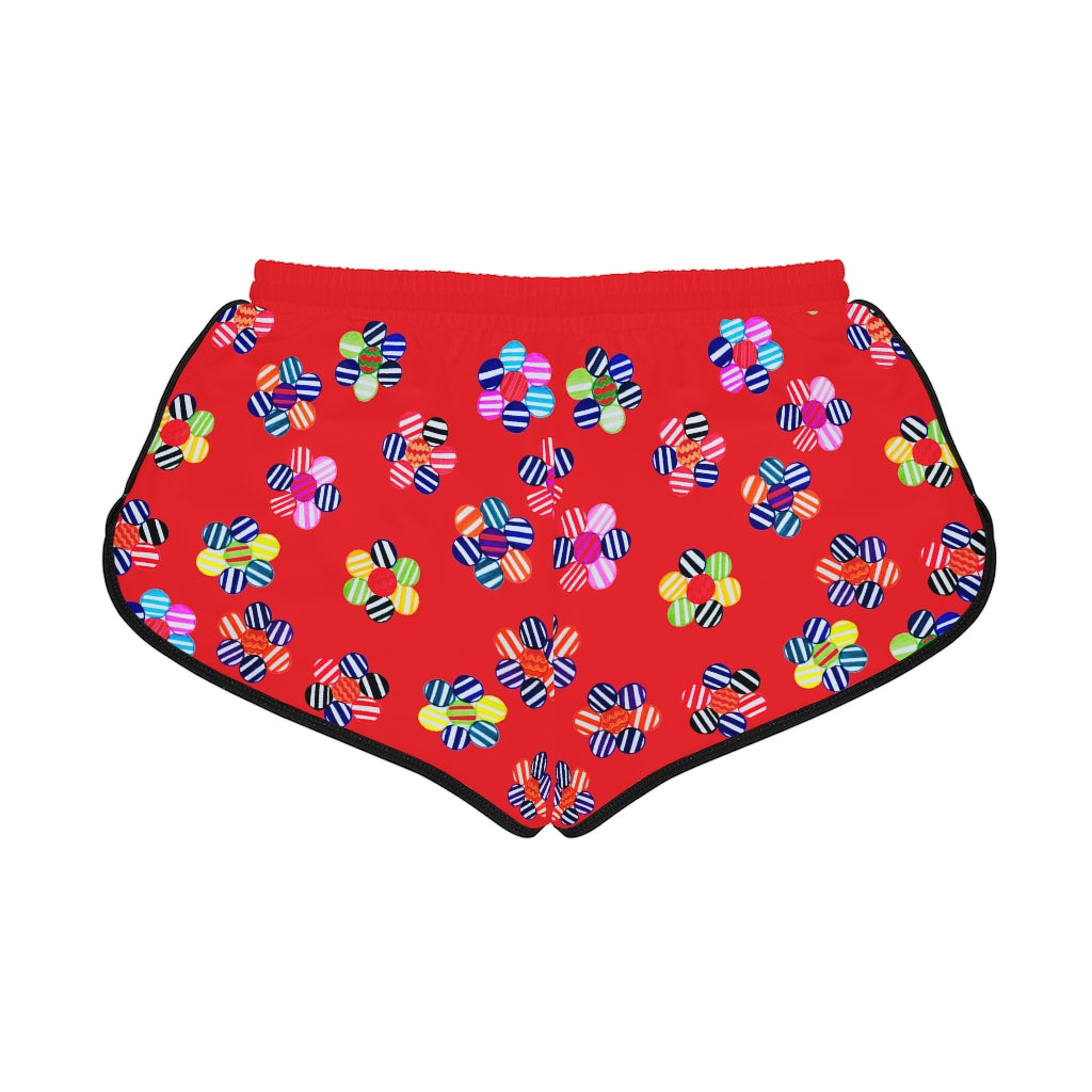 Red Candy Florals Relaxed Shorts