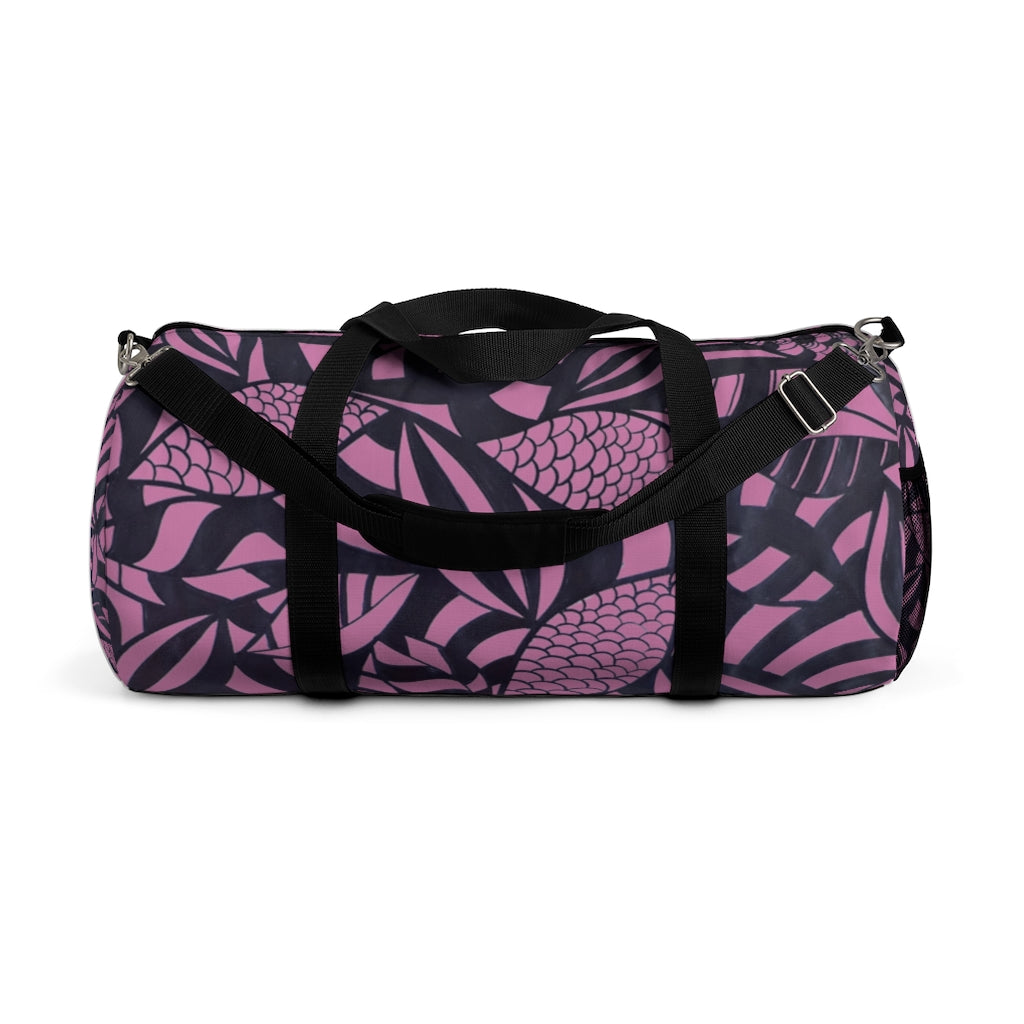Tropical Minimalist Mauve Duffel Bag