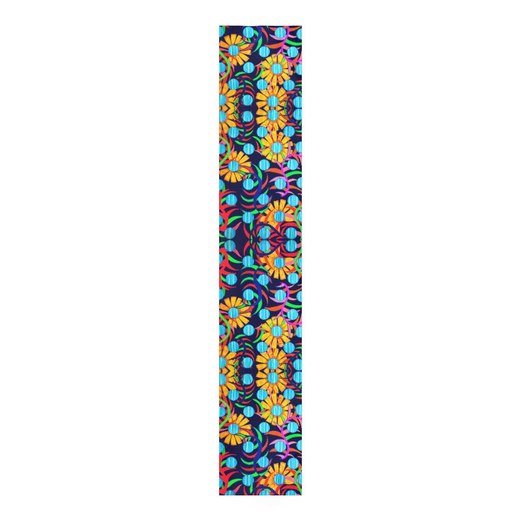 Sunflower Ink Table Runner