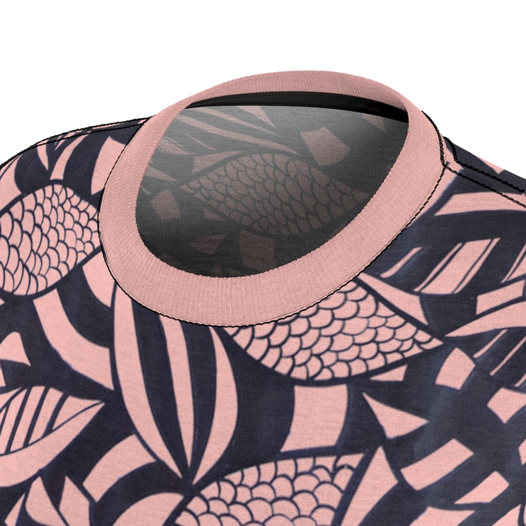Tropical Minimalist AOP Blush T-shirt