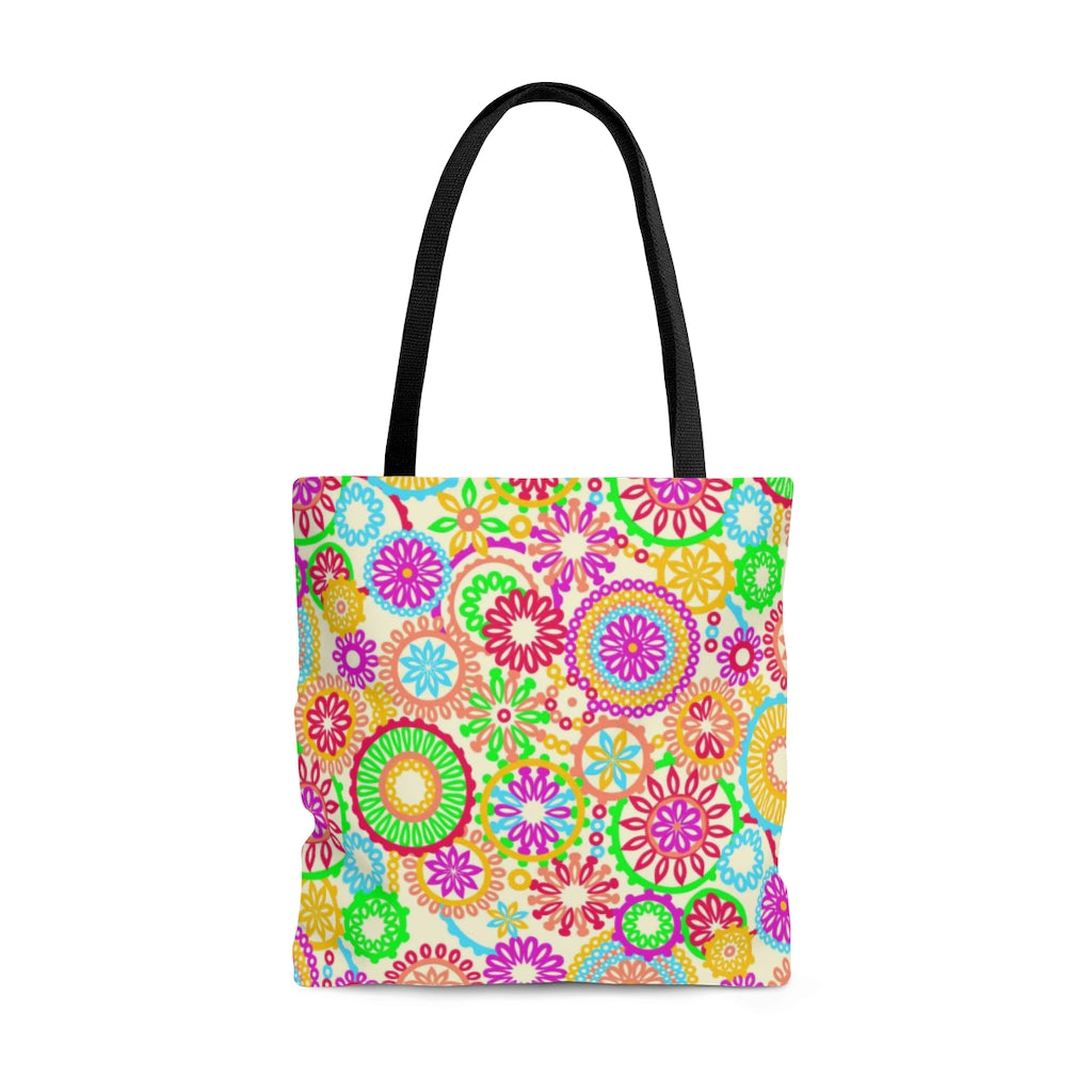 The 70's Vibe Lemon Tote Bag