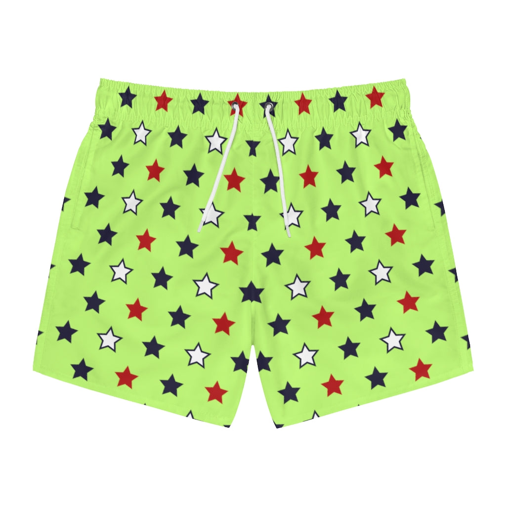 Men's Starboy Lime Swimming Trunks