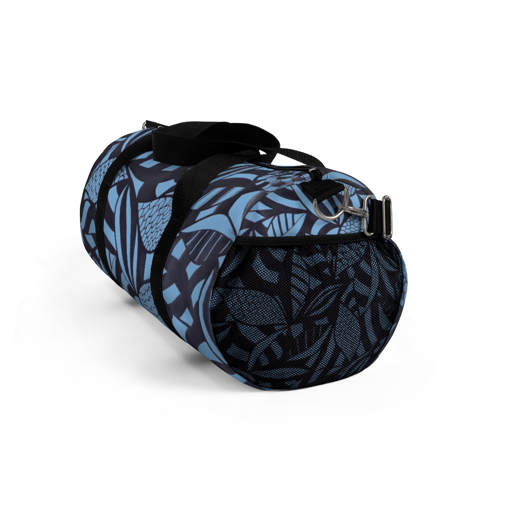 Tropical Minimalist Blue Duffel Bag