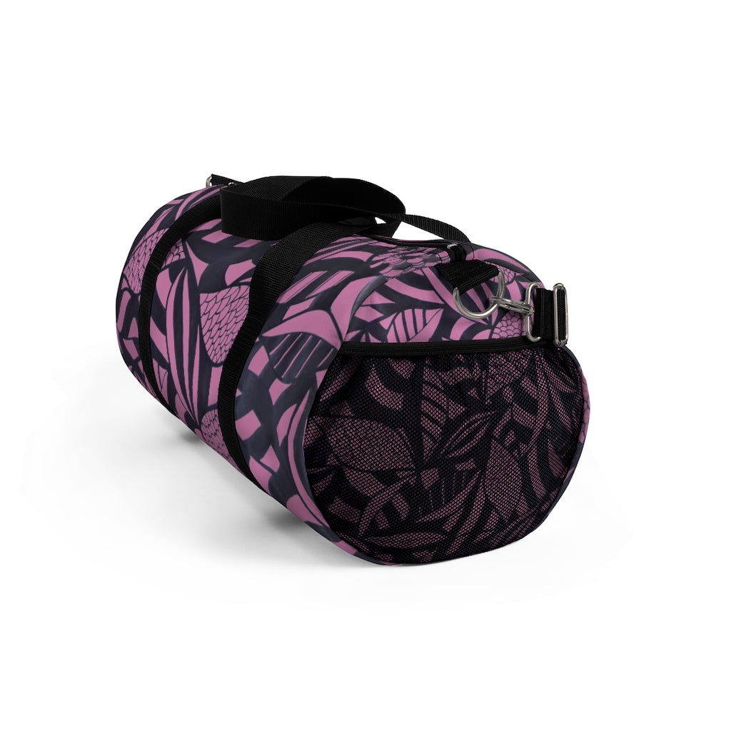 Tropical Minimalist Mauve Duffel Bag