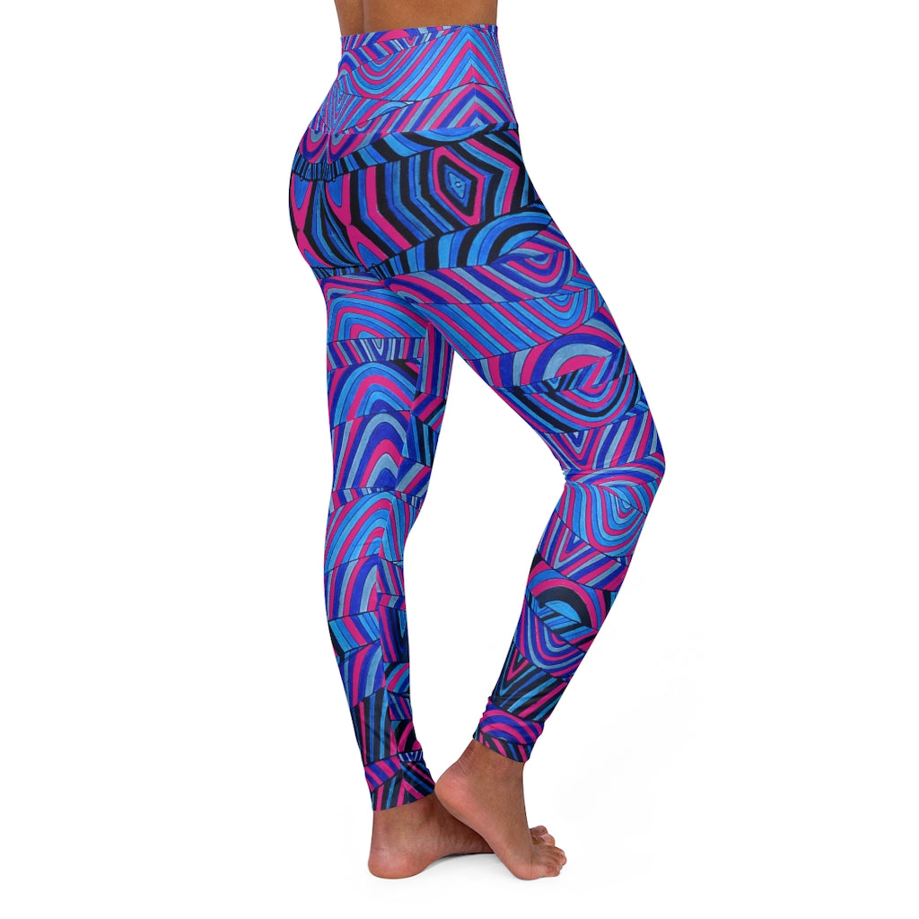 Hot Pink Sonic Yoga Leggings
