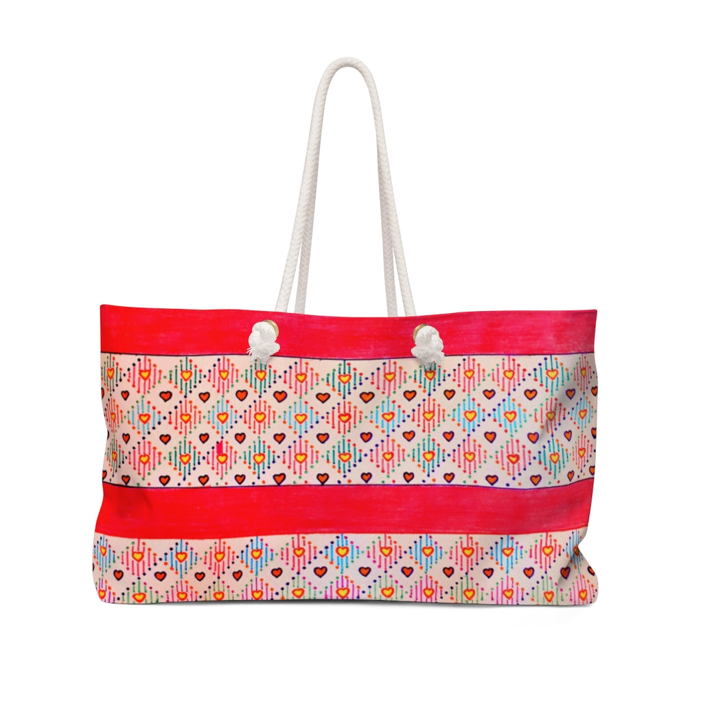 Sweet Heart Weekender Tote Bag