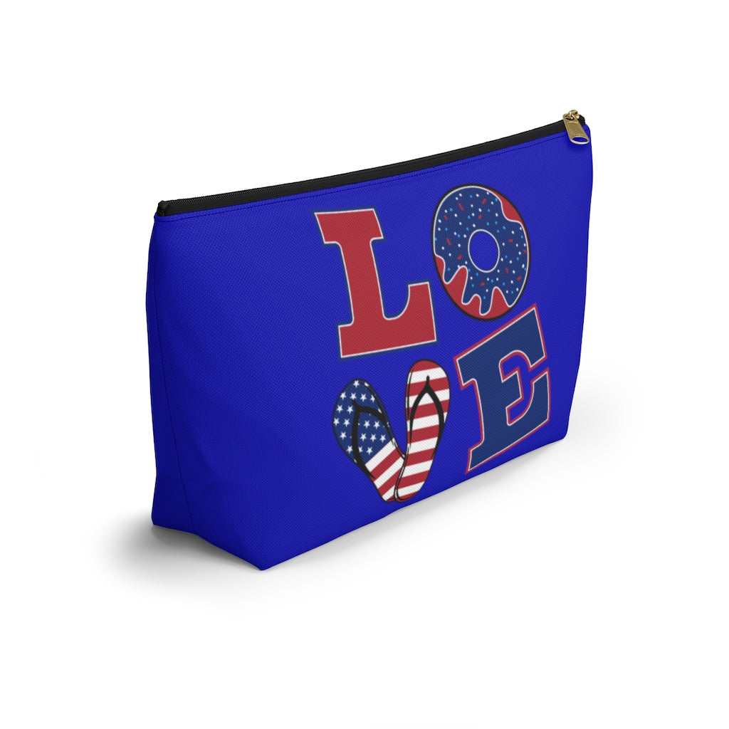 Love Blue Accessory Pouch