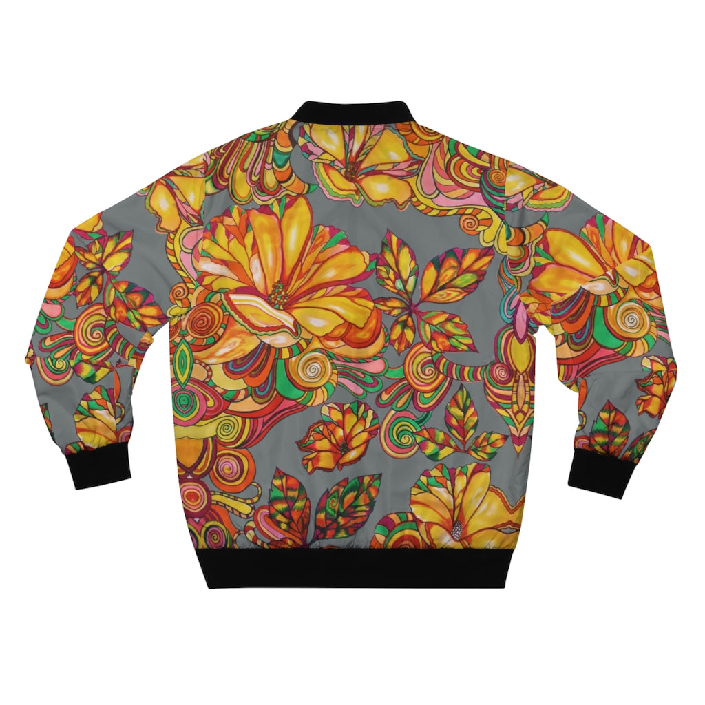 Ash Men's Artsy Floral Bomber Jacket