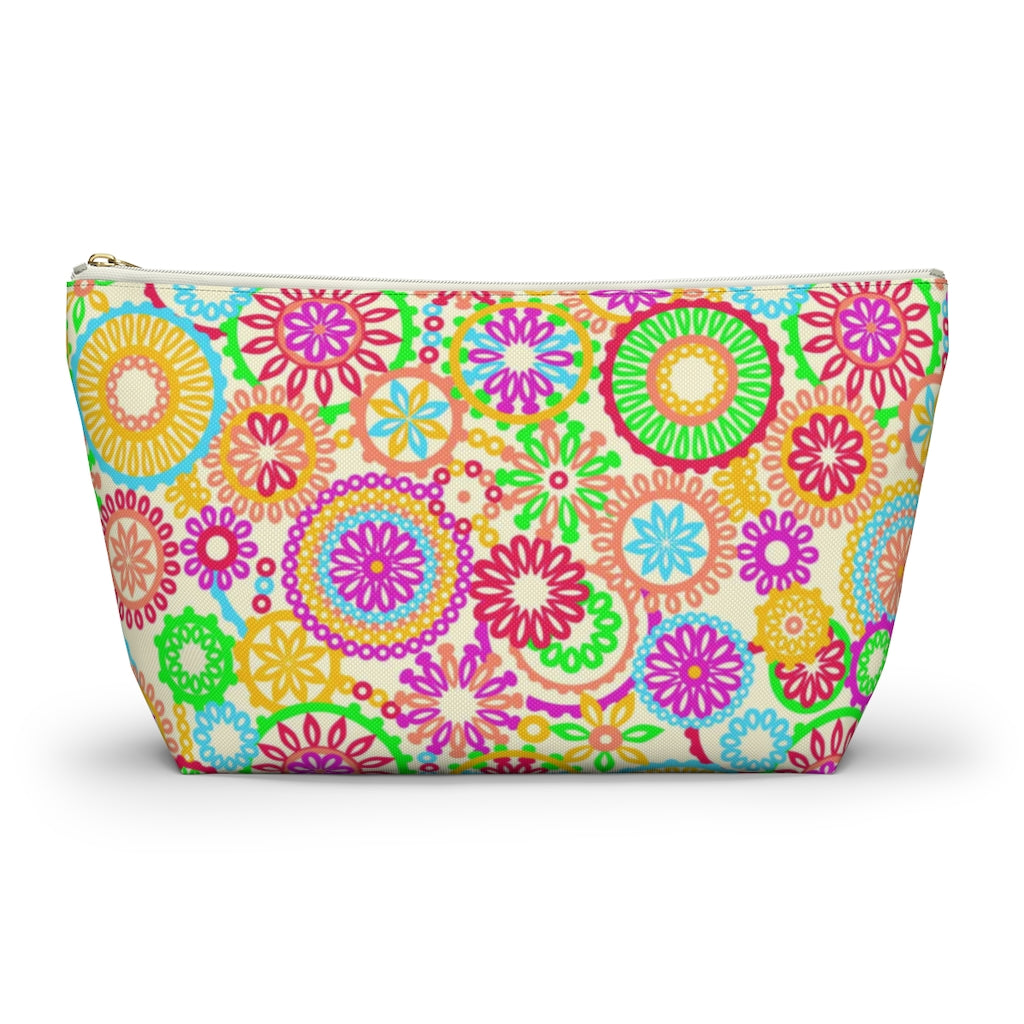 The 70's Vibe Lemon Accessory Pouch