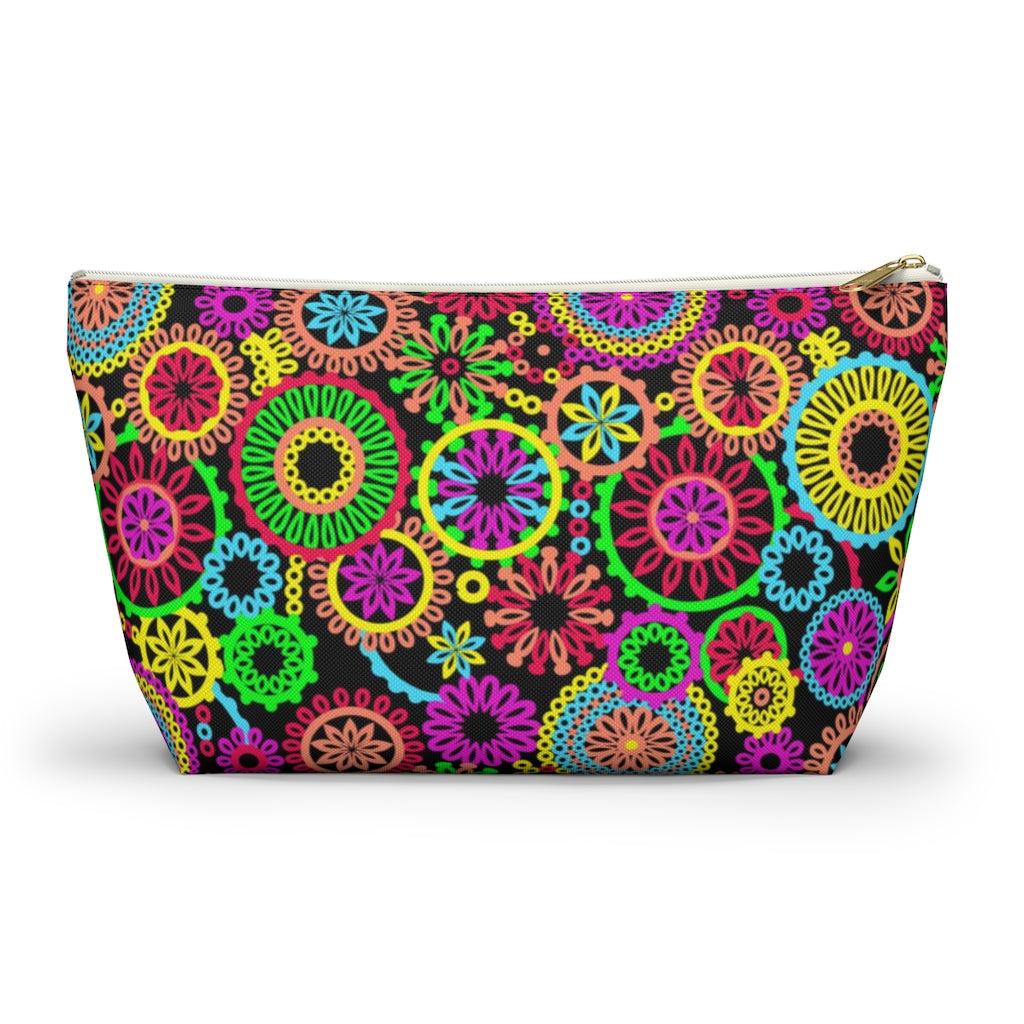 The 70's Vibe Black Accessory Pouch