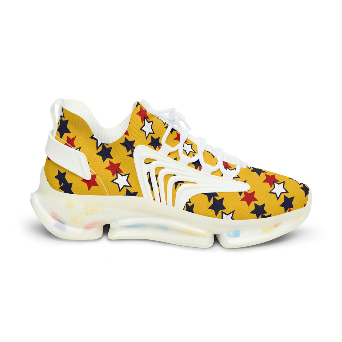 Yellow Starboy OTT Men's Mesh Knit Sneakers
