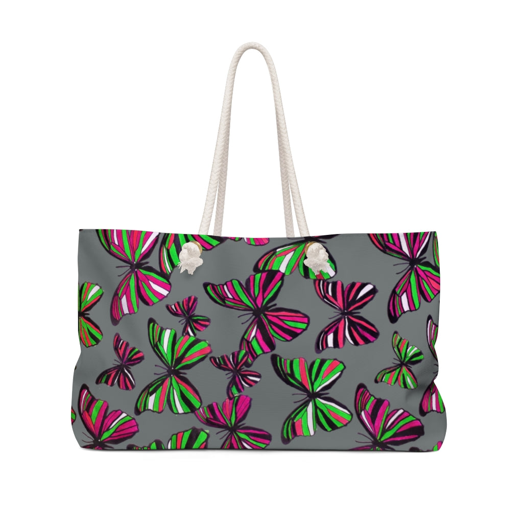 Butterflies Ash Weekender Bag