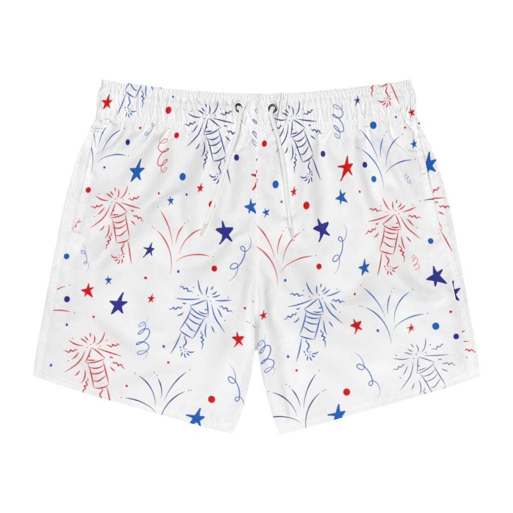 Men's Firecracker Swimming Trunks
