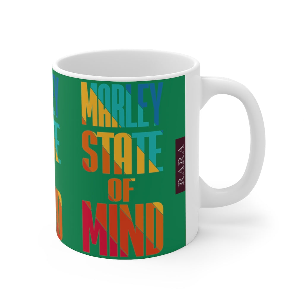Marley Lawn Green Multi Print Ceramic Mug 11oz