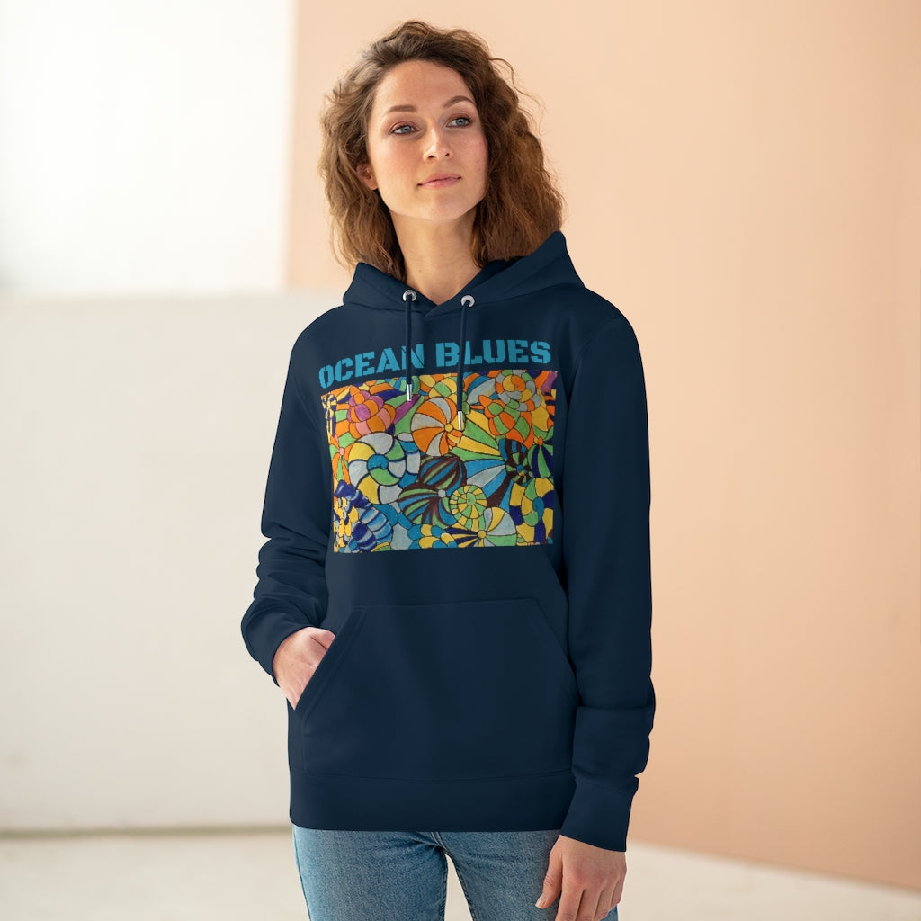 Ocean Blues Unisex Cruiser Organic Hoodie