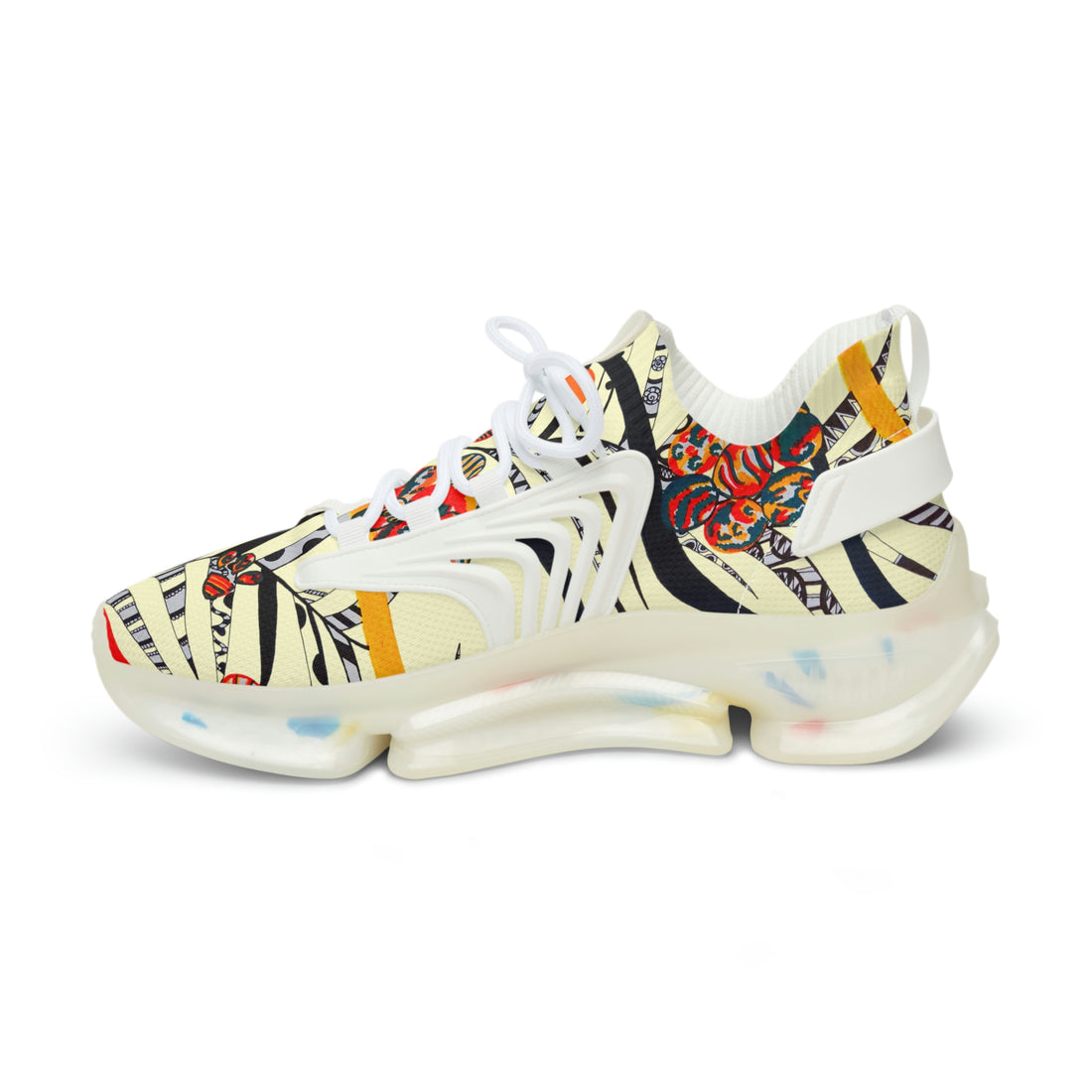 Cream Wildly Wicked OTT Men's Mesh Knit Sneakers