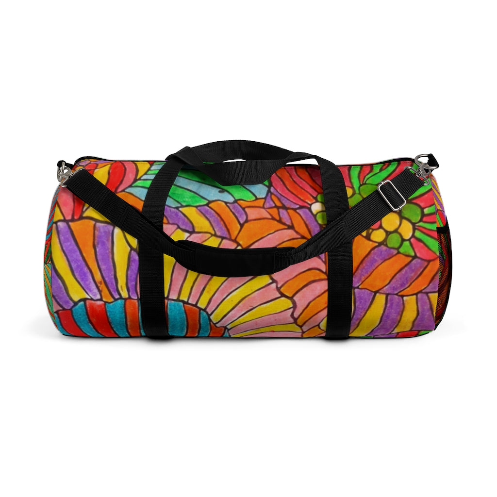 Wild Flower Hearts Duffel Bag