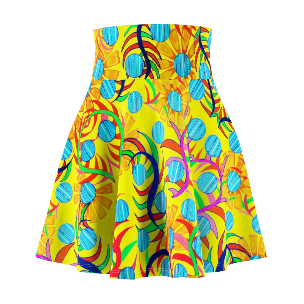 Sunflower Yellow Skater Skirt