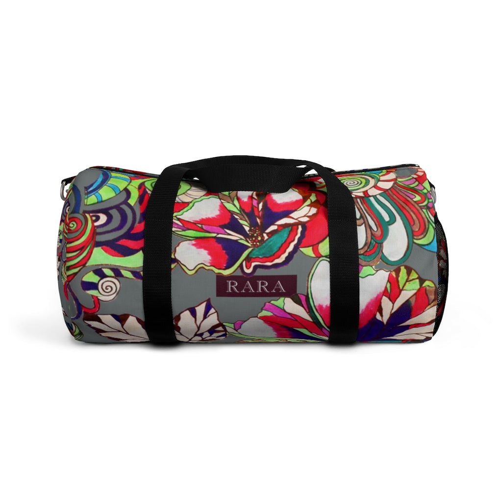 Artsy Floral Pop Ash Duffel Bag