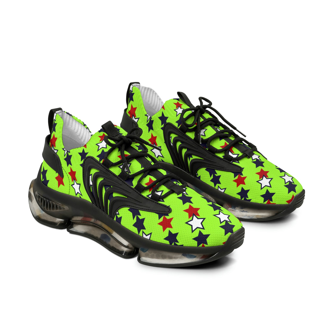 Lime Starboy OTT Men's Mesh Knit Sneakers