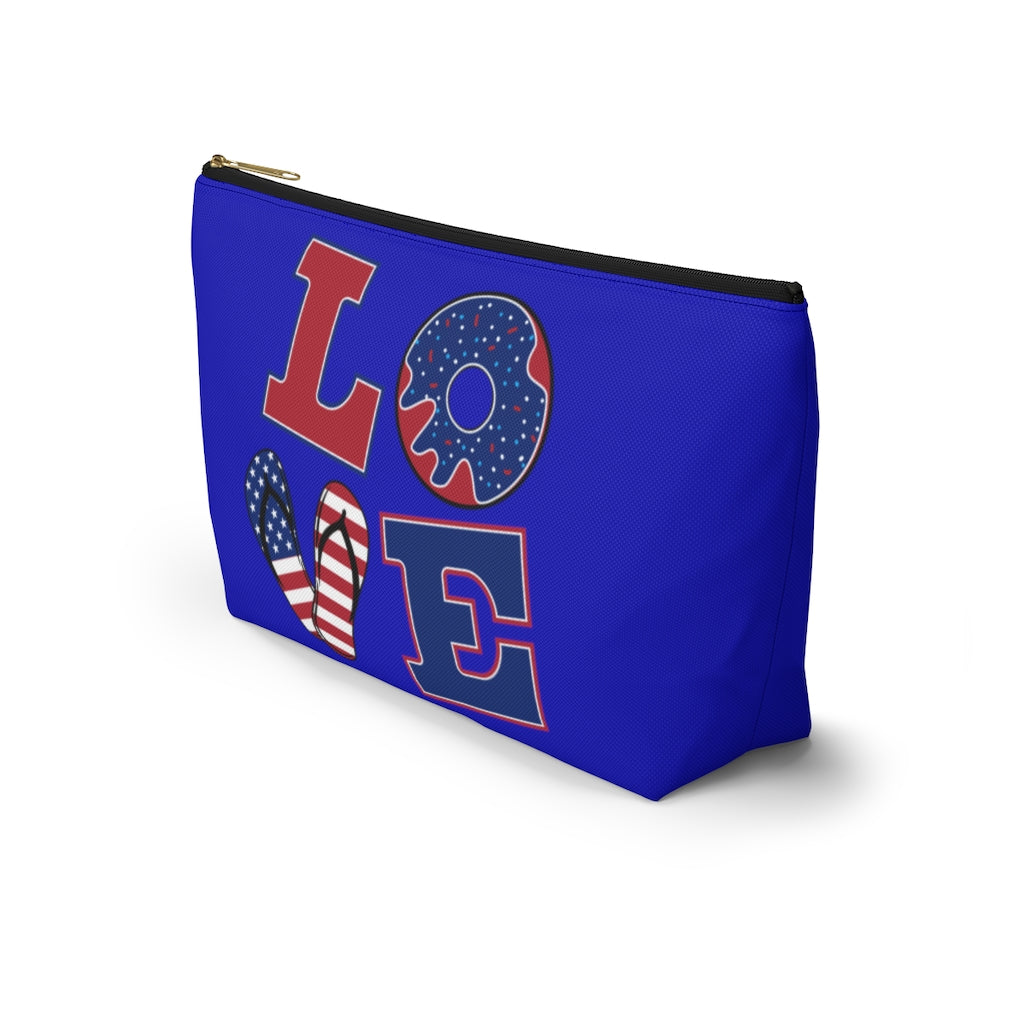 Love Blue Accessory Pouch