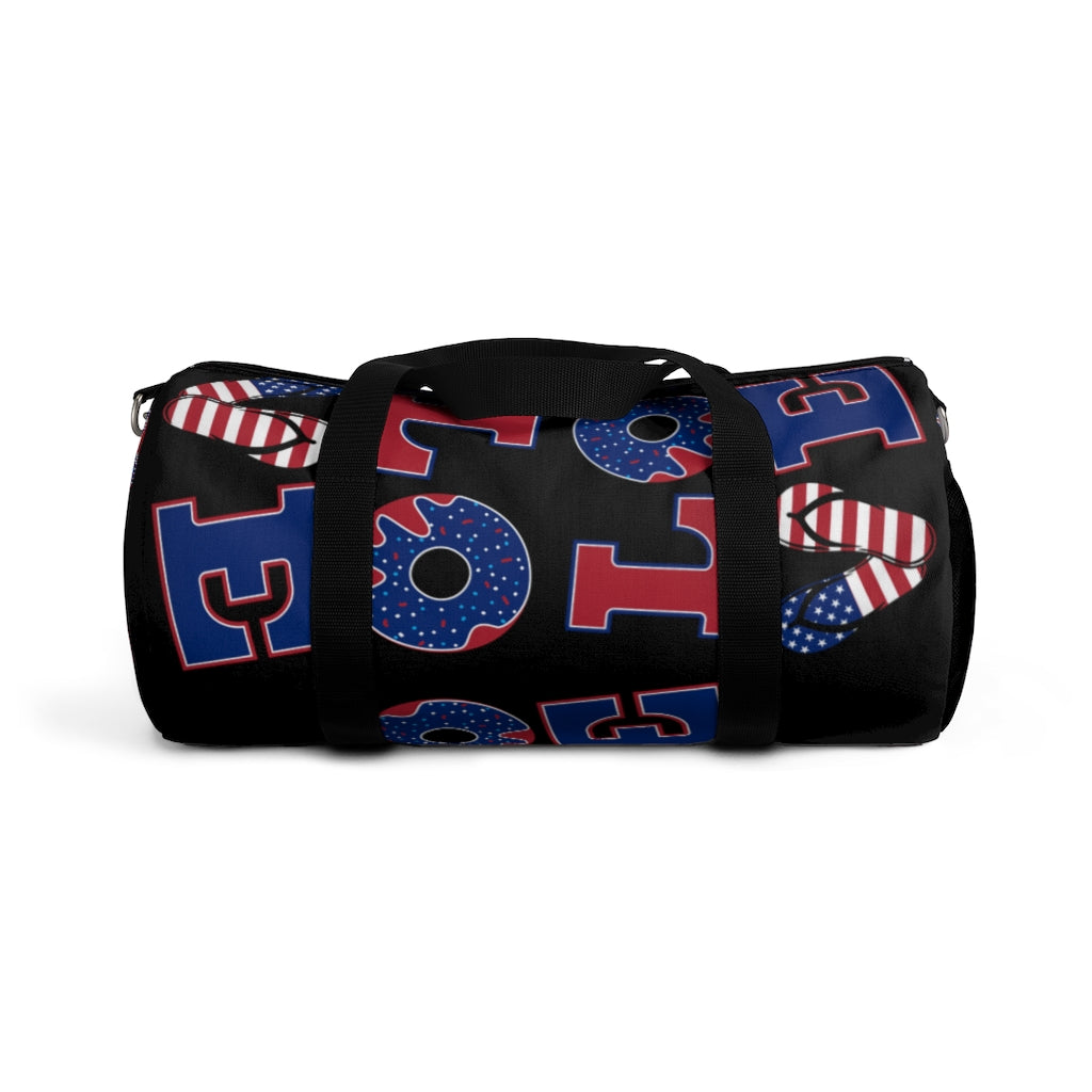 American Love Black Duffel Bag