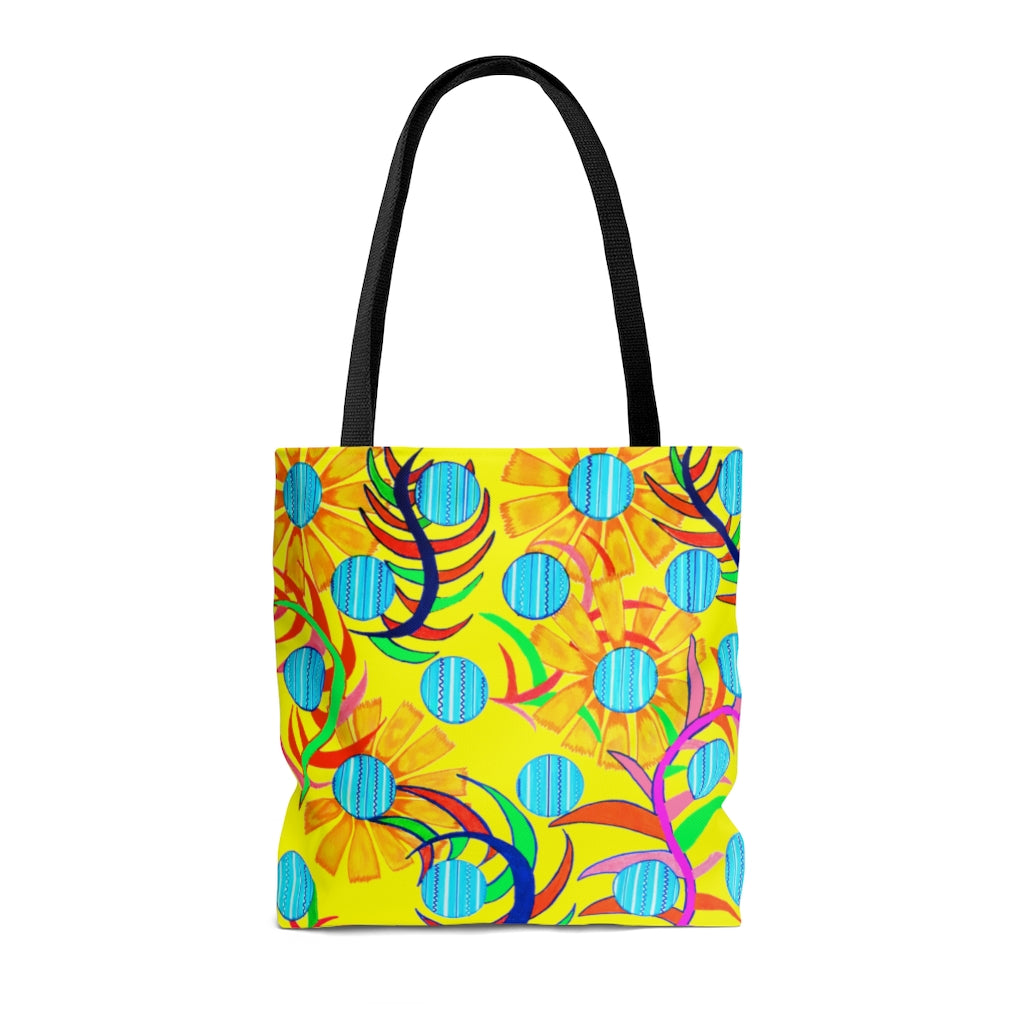AOP The Sunflower Yellow Tote Bag
