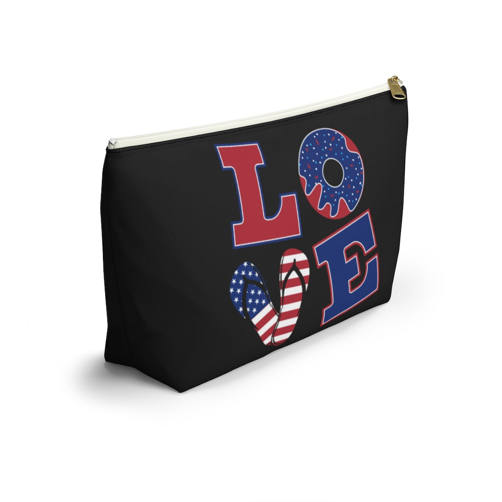 Love Black Accessory Pouch
