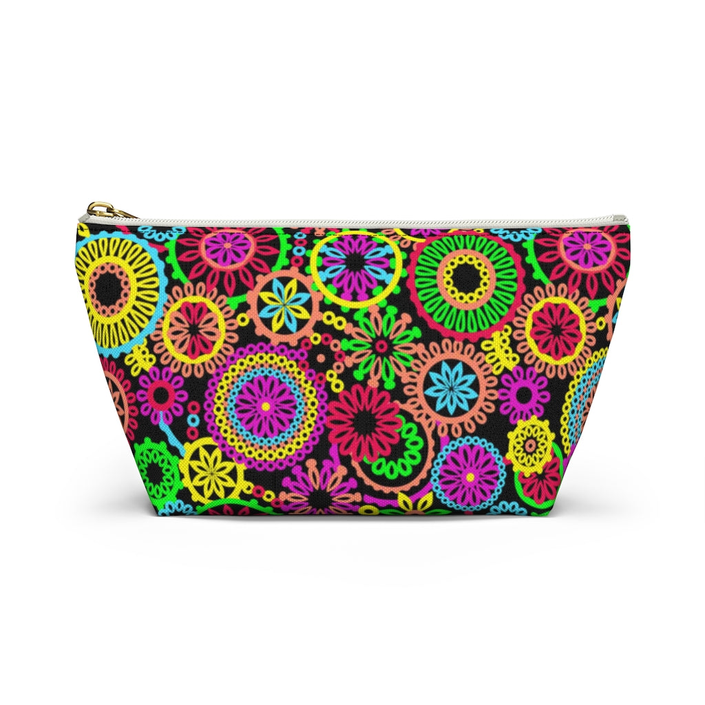 The 70's Vibe Black Accessory Pouch
