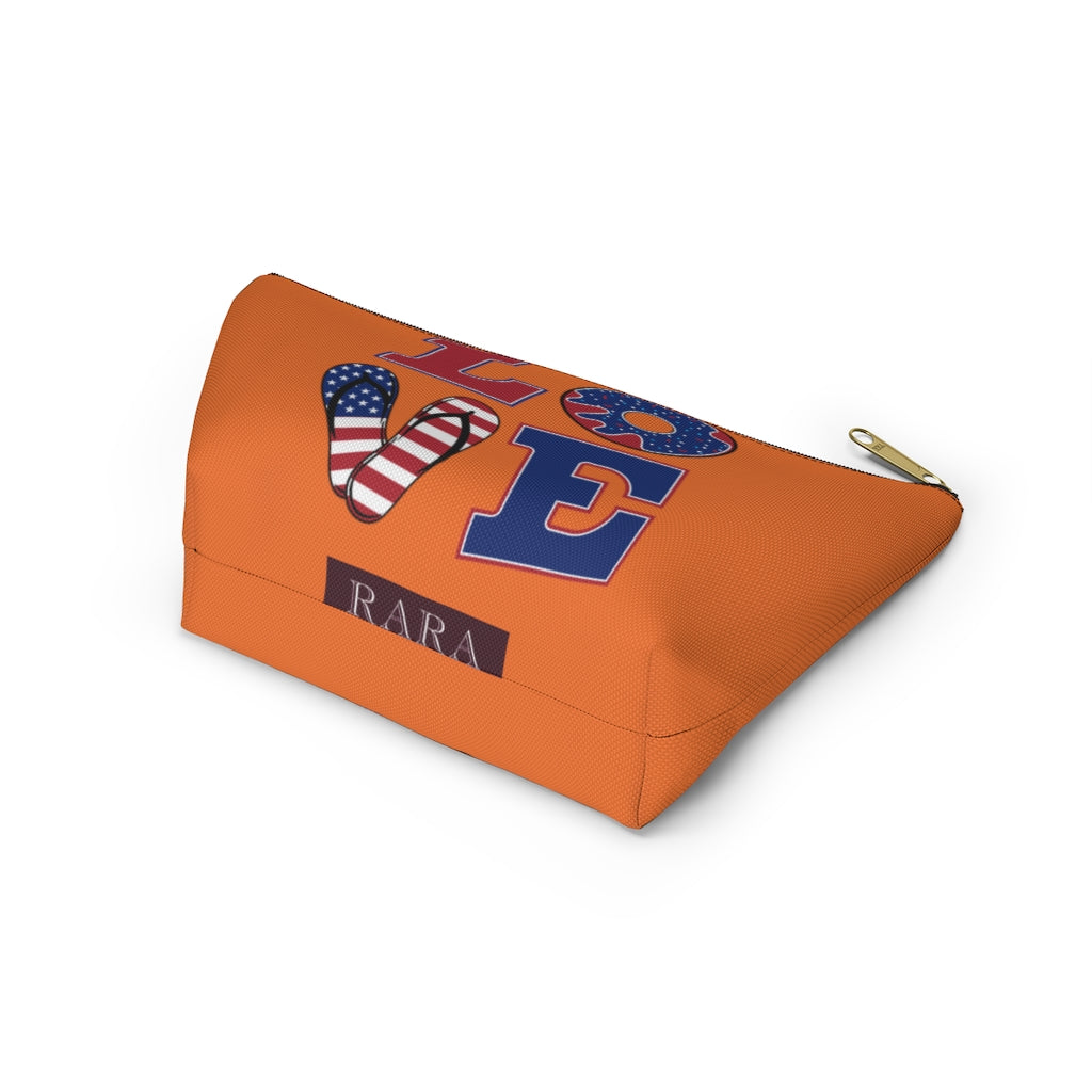 Love Orange Accessory Pouch
