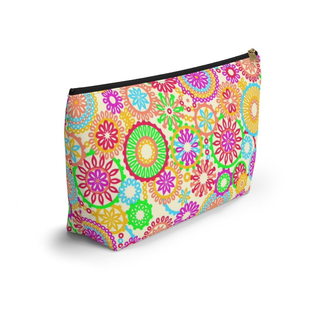 The 70's Vibe Lemon Accessory Pouch