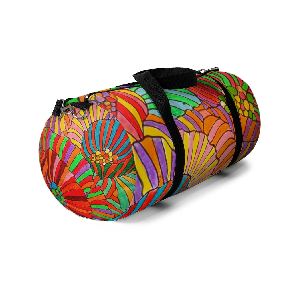 Wild Flower Hearts Duffel Bag