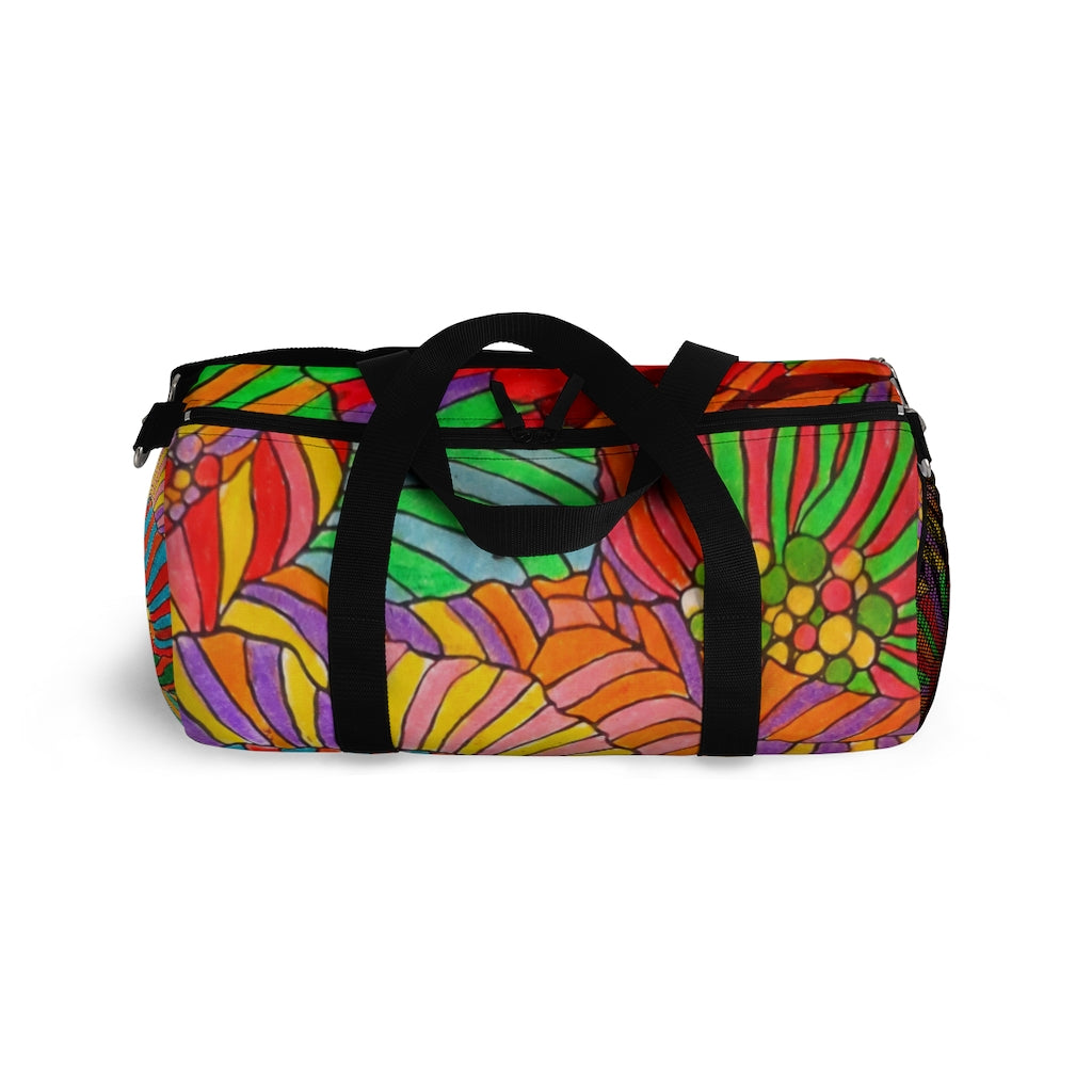 Wild Flower Hearts Duffel Bag