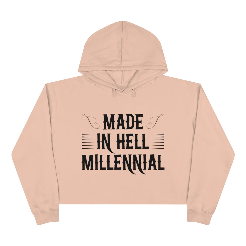 Women's Millennial Crop Hoodie