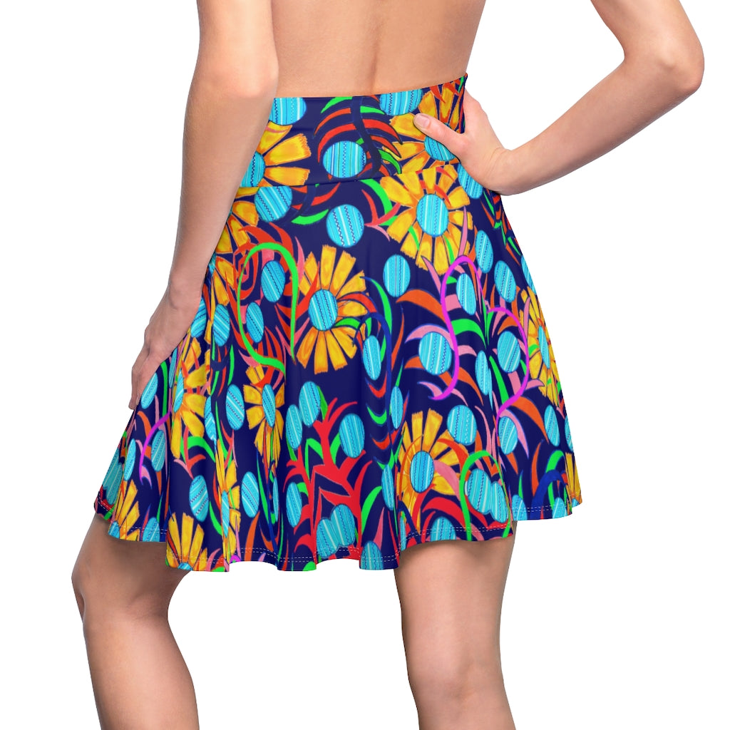 Sunflower Ink Skater Skirt
