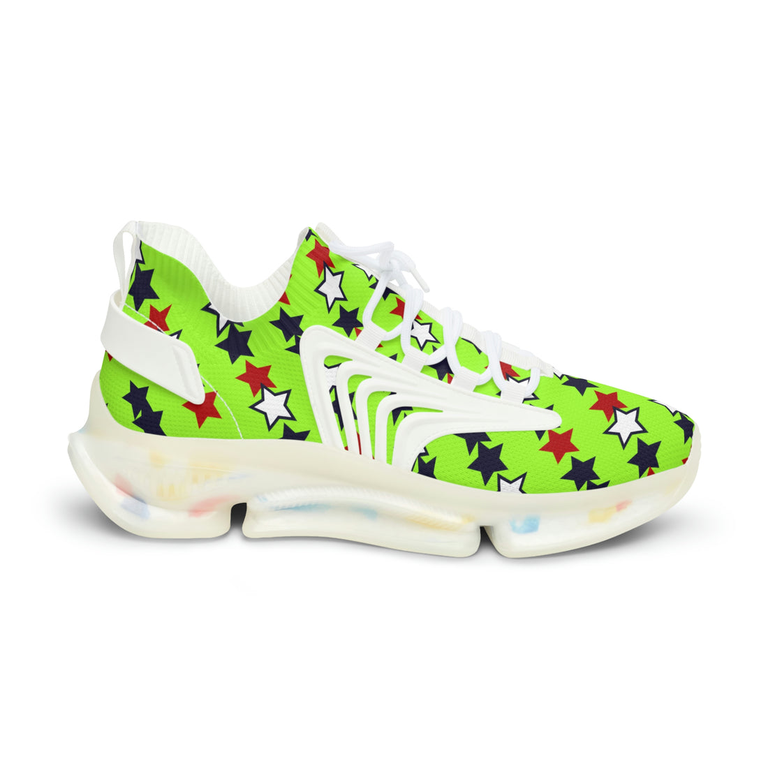 Lime Starboy OTT Men's Mesh Knit Sneakers