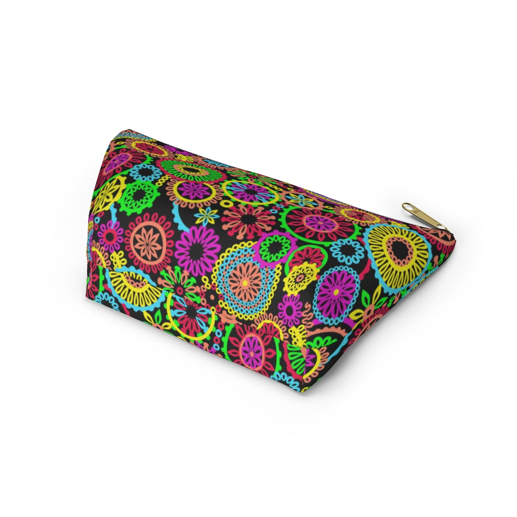 The 70's Vibe Black Accessory Pouch