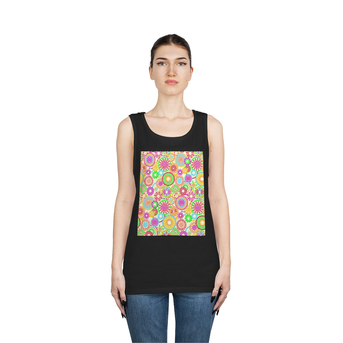 Unisex 70's Vibe Lemon Tank Top