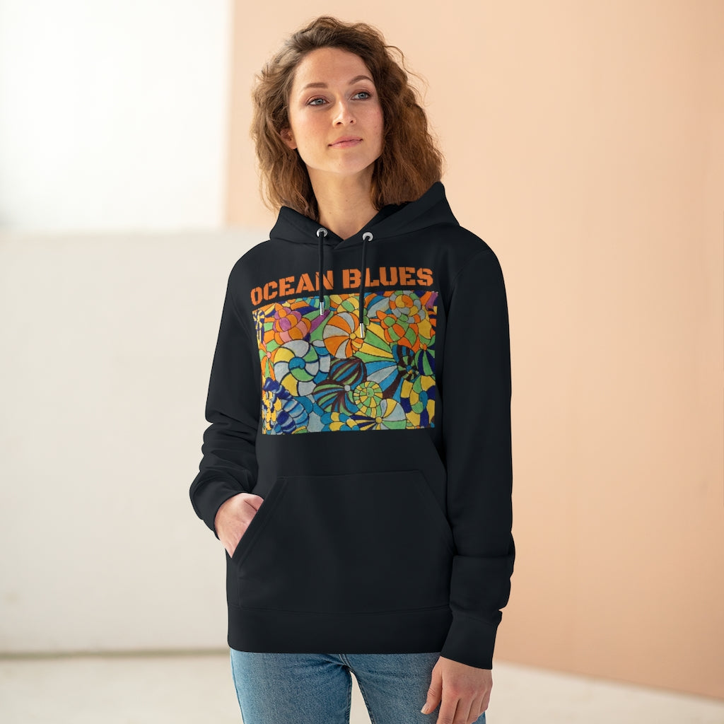Ocean Blues Unisex Cruiser Organic Hoodie