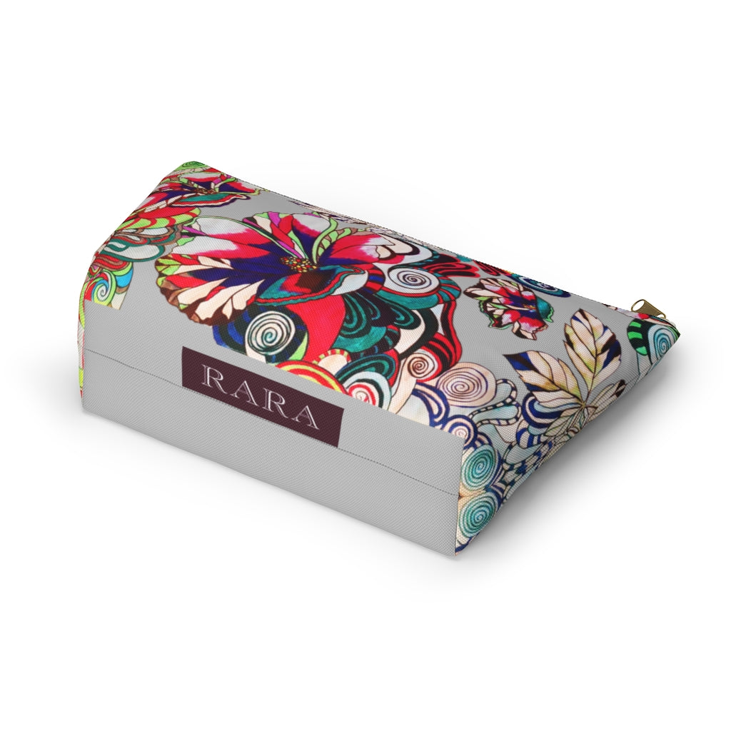 Floral Pop Slate Accessory Pouch